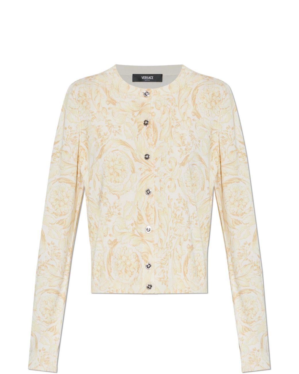 Versace Natural Silk Cardigan
