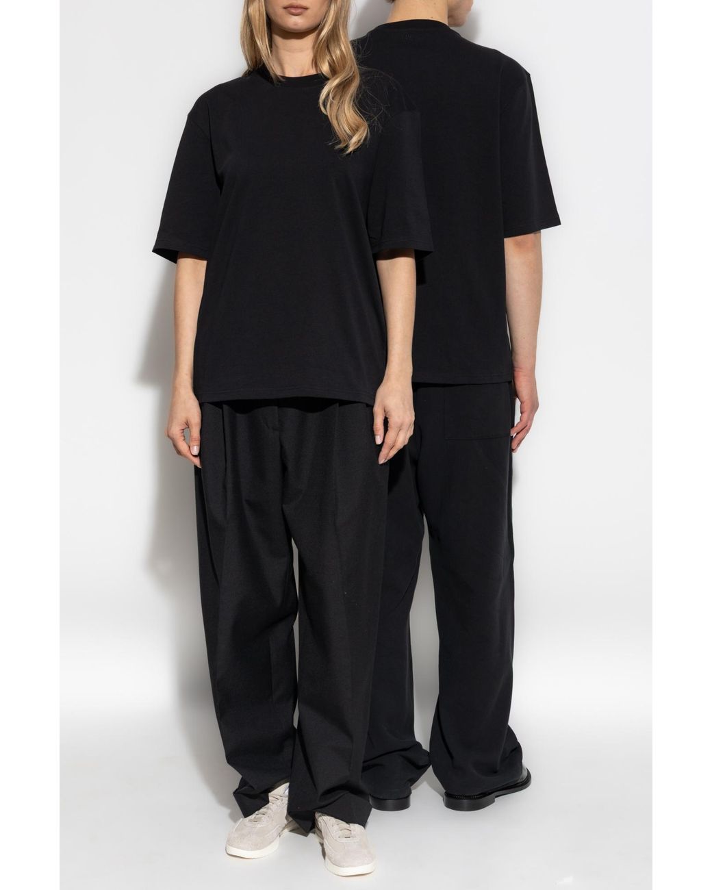 AMI Black T-Shirt With Logo
