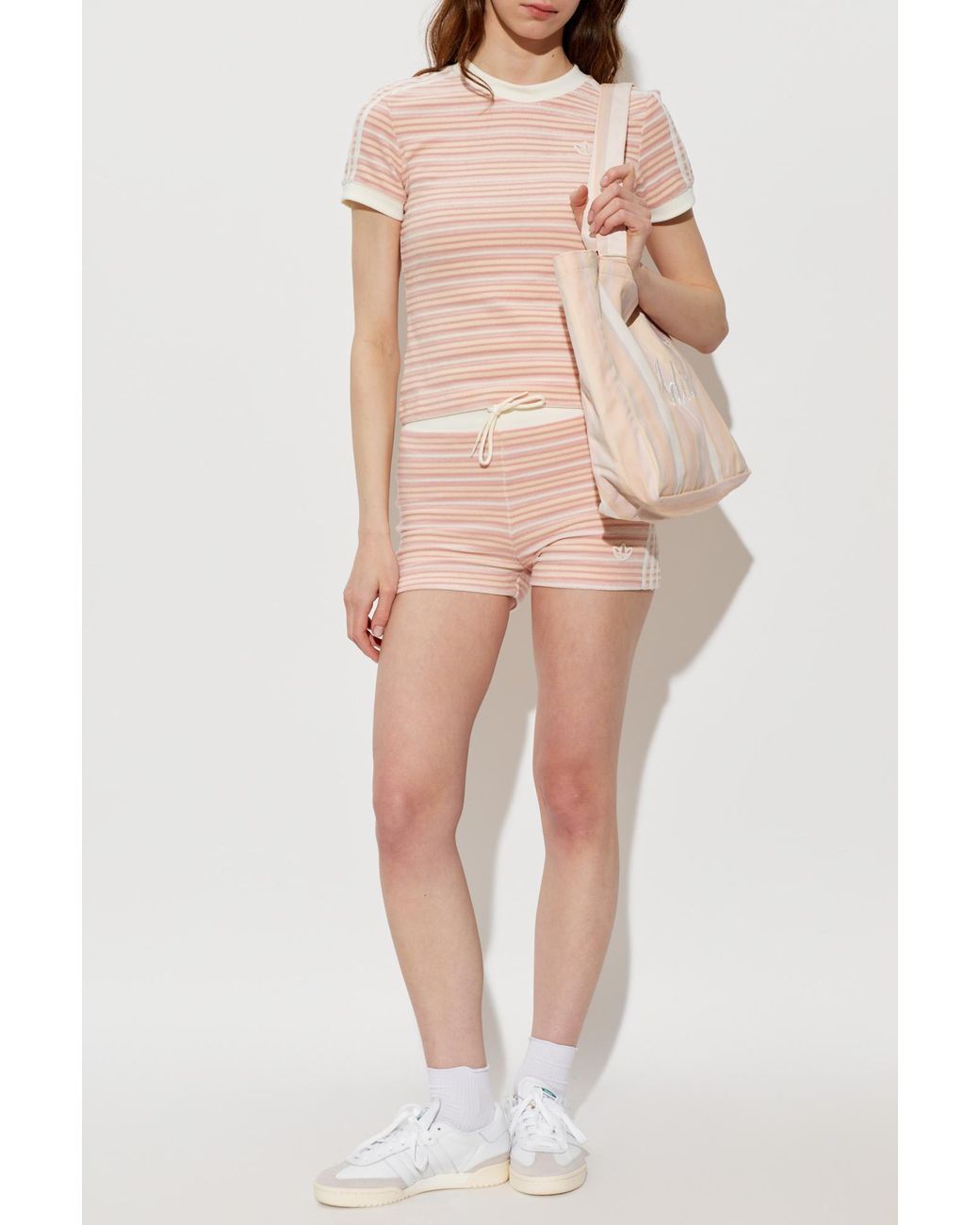 Adidas Originals Pink T-Shirt With Logo