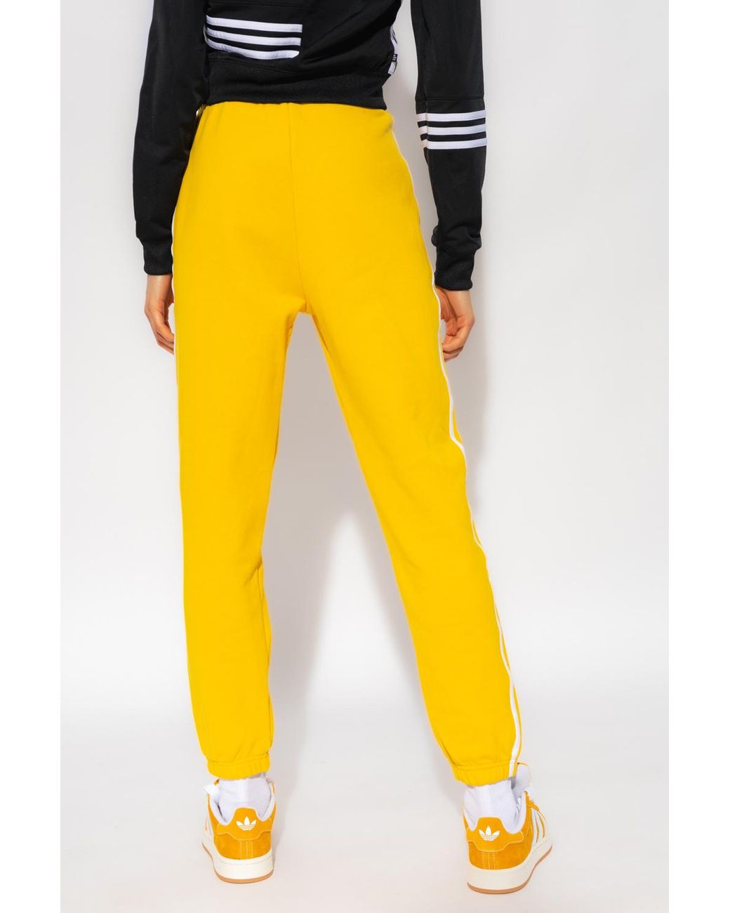 adidas Originals Trousers With Logo in Yellow | Lyst Canada