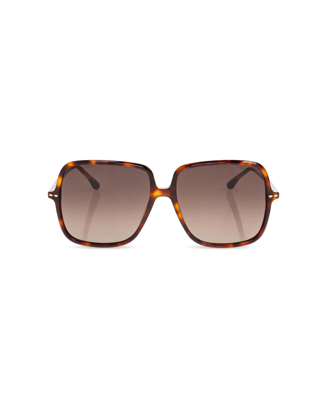 Isabel Marant Brown Oversized Square Sunglasses
