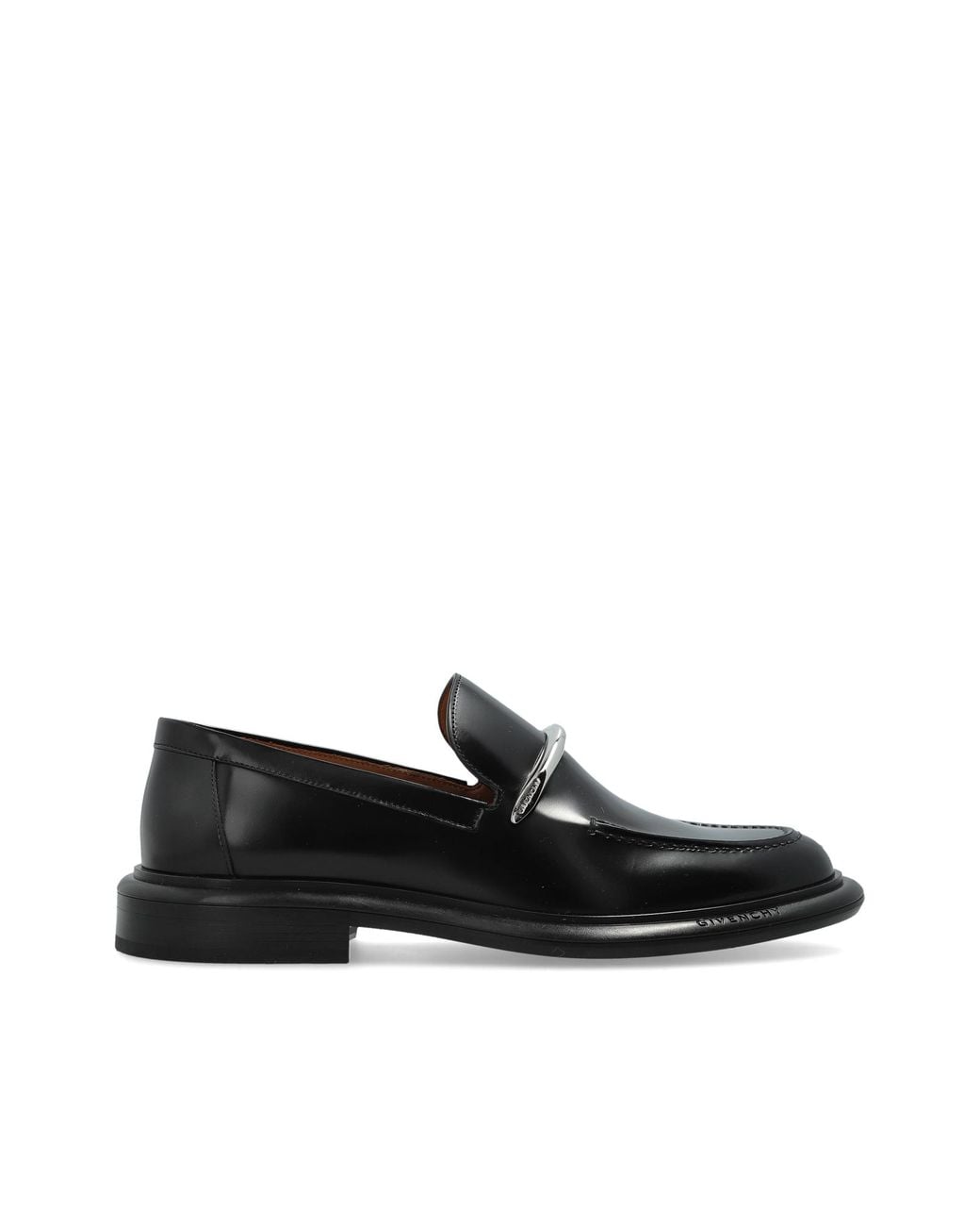 Givenchy Black Leather 'Pinch' Loafers
