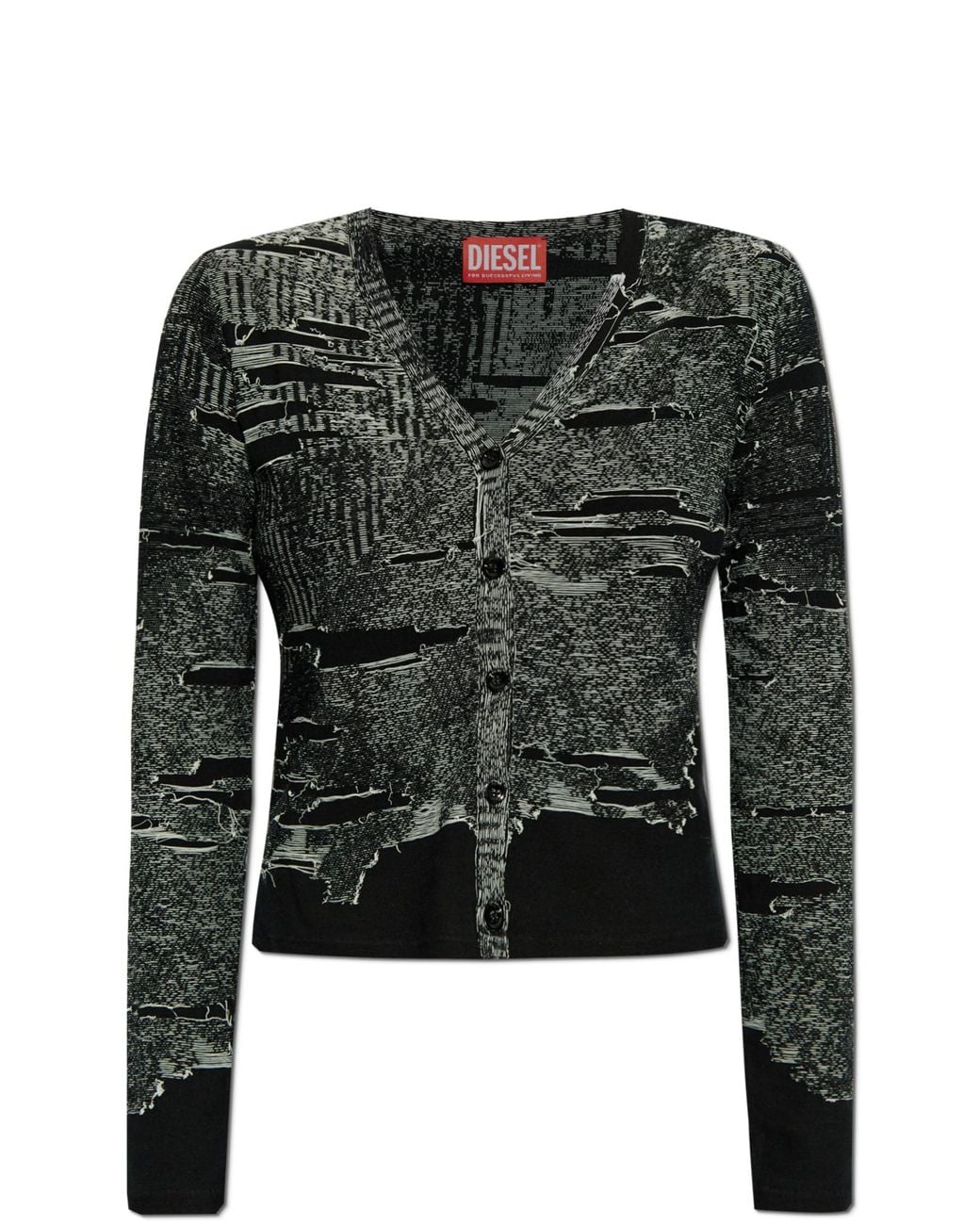 DIESEL Black Cardigan M-Alima-L