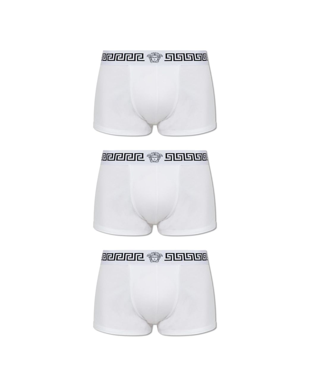 Versace White Three-Pack Of Boxers for men