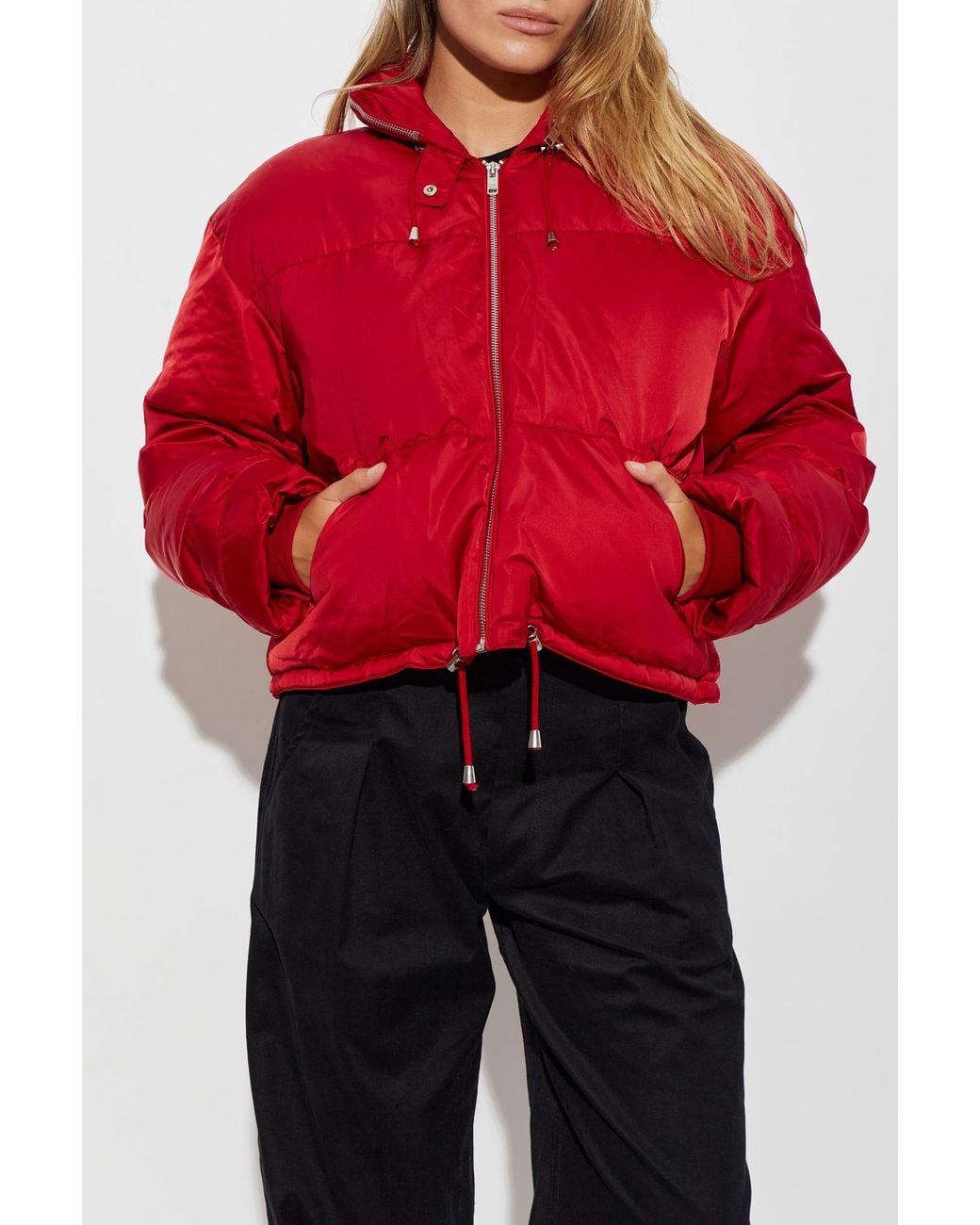 Isabel Marant Red "Rilja" Down Jacket