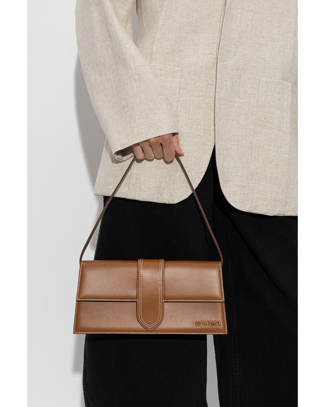 Jacquemus Natural Handbag 'Le Bambino Long'