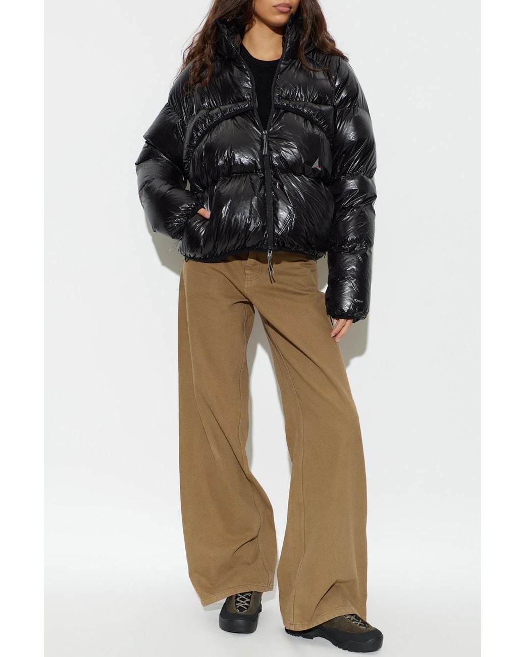 Roa Black Down Jacket With Hood