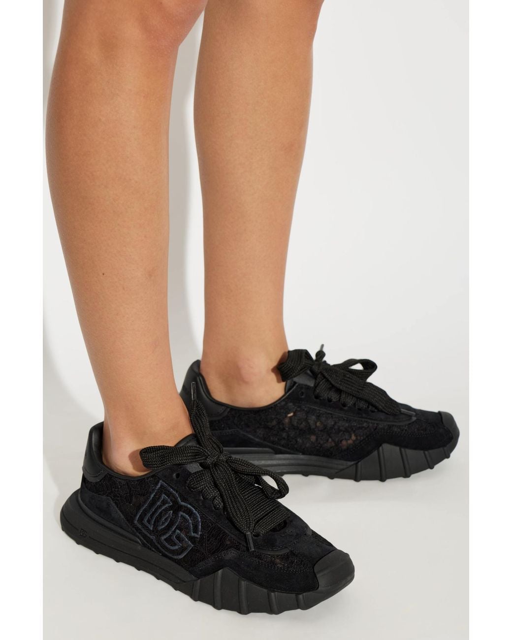 Dolce & Gabbana Black 'Athletic' Sports Shoes