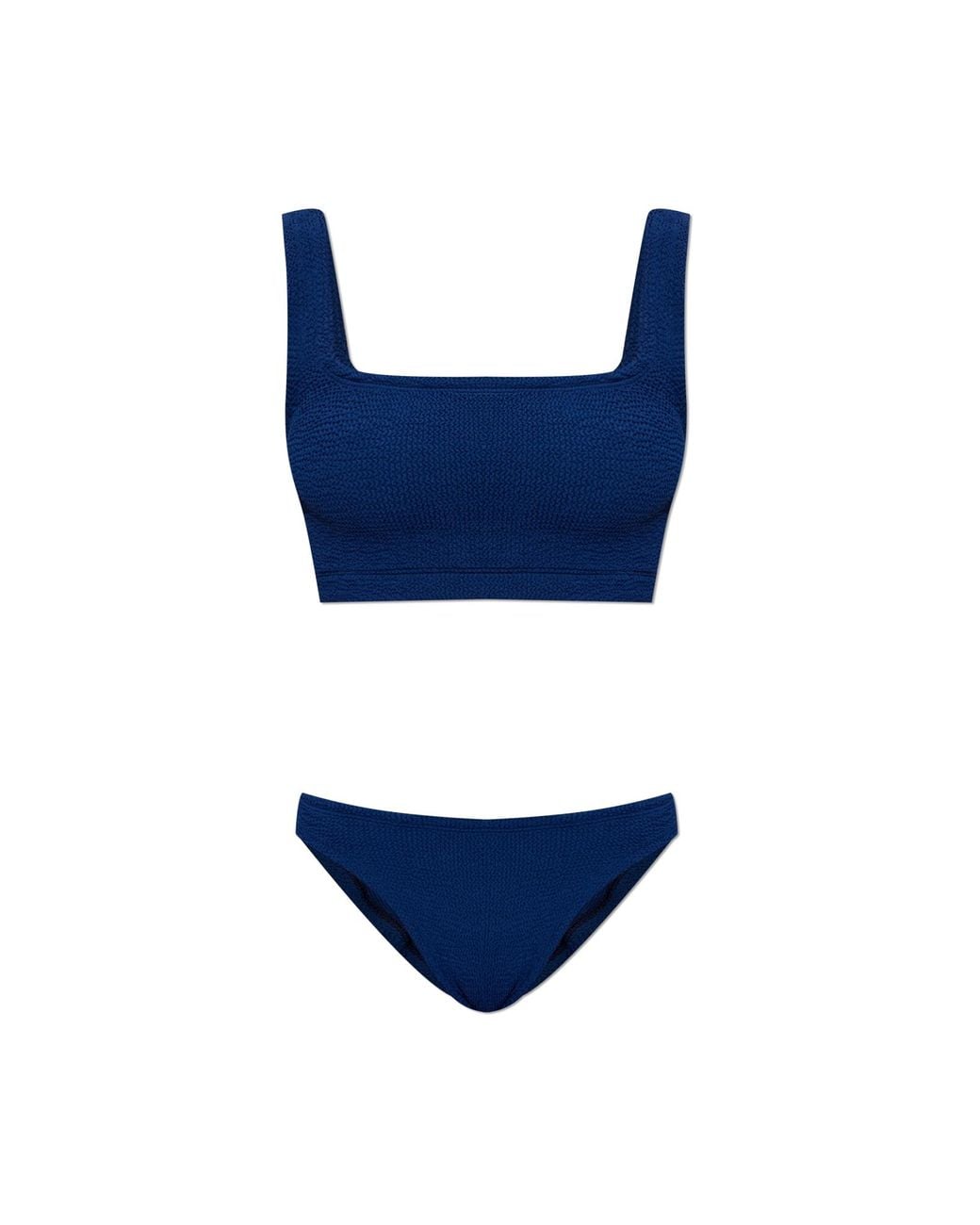 Hunza G Blue Two-Piece Swimsuit "Coverage Xandra"