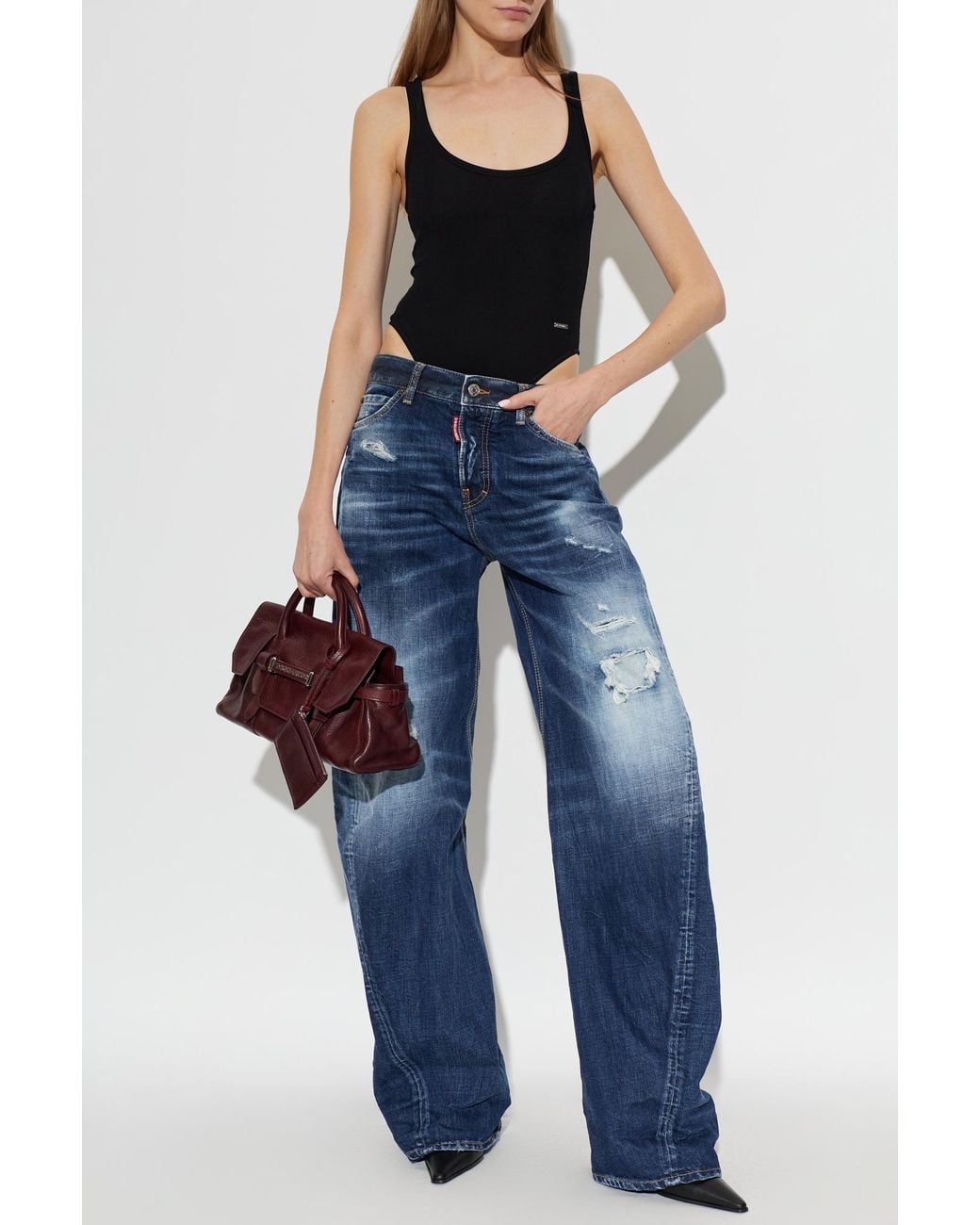 DSquared² Blue 'Loose Twst' Jeans