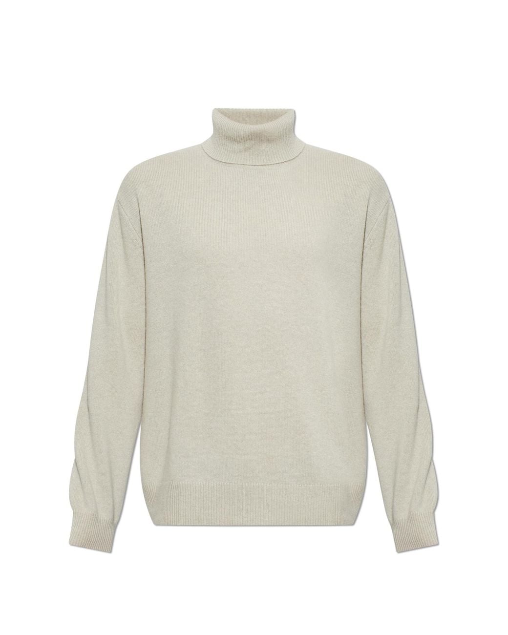 Lisa Yang White Cashmere Turtleneck 'Faron' for men