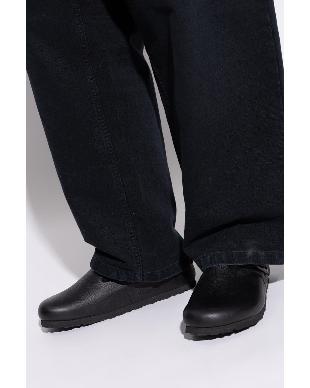 Birkenstock Black "London Wire Buckle" Shoes for men