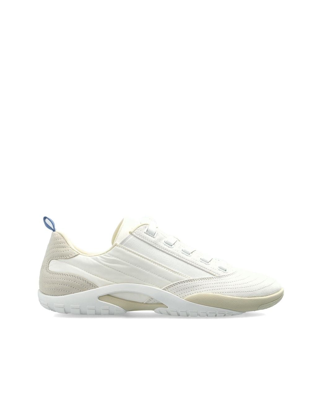 Lanvin White 'New Soccer Lace Up' Sneakers for men