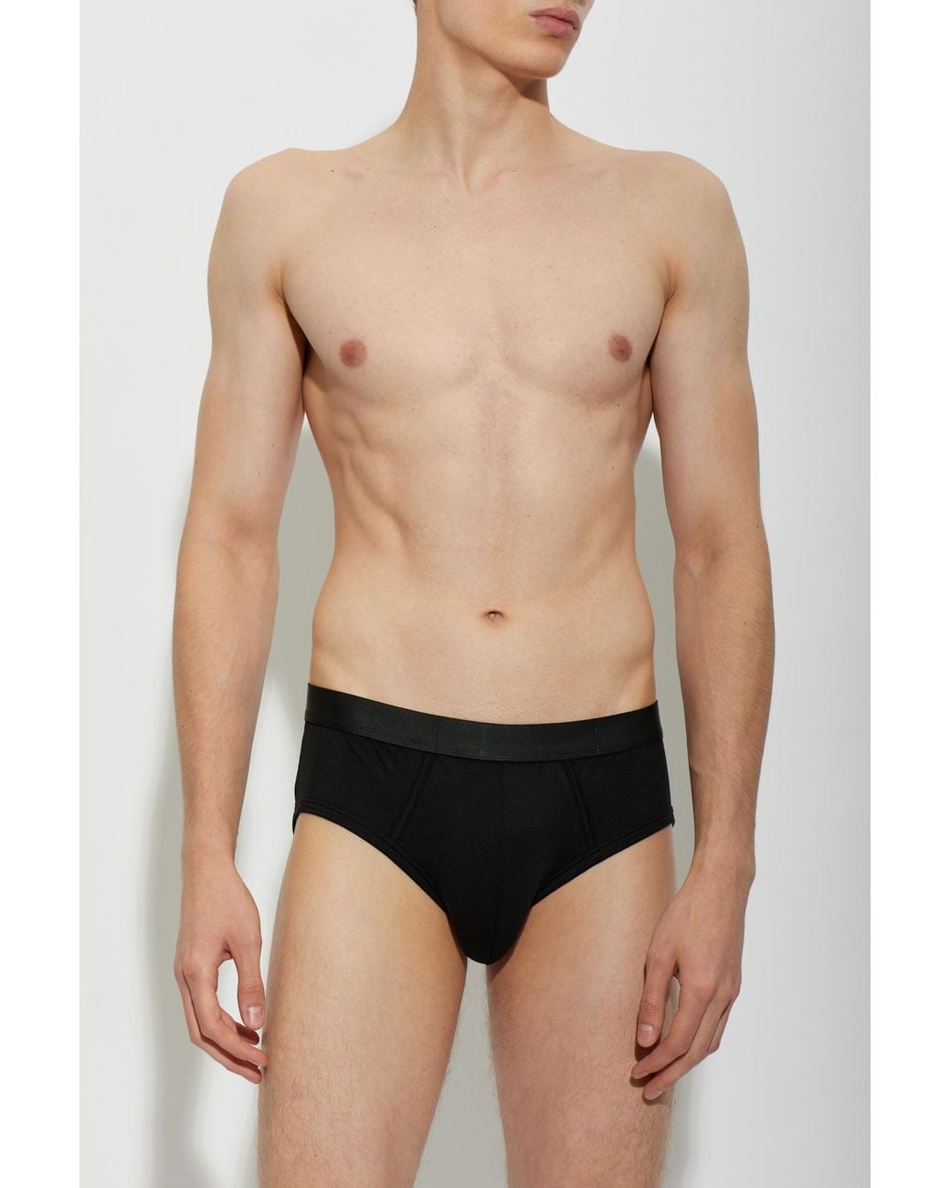 CDLP Black Logo Briefs for men