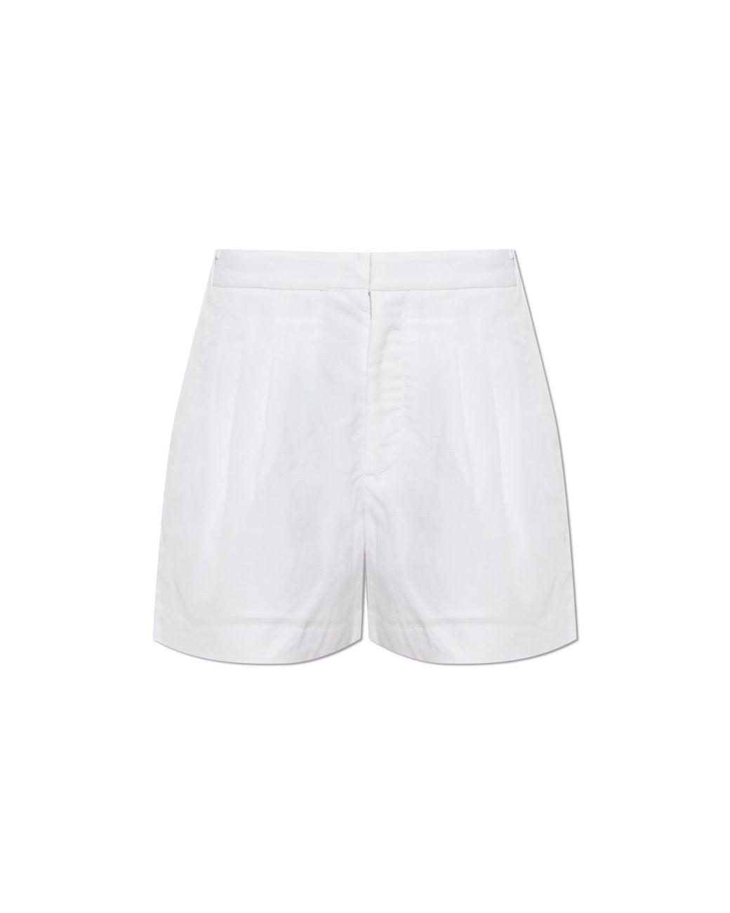 Rag & Bone White Pleated Shorts