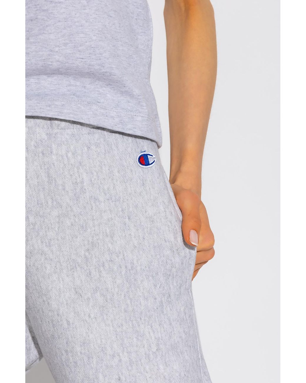 Champion Cotton Sweatpants With Logo in 