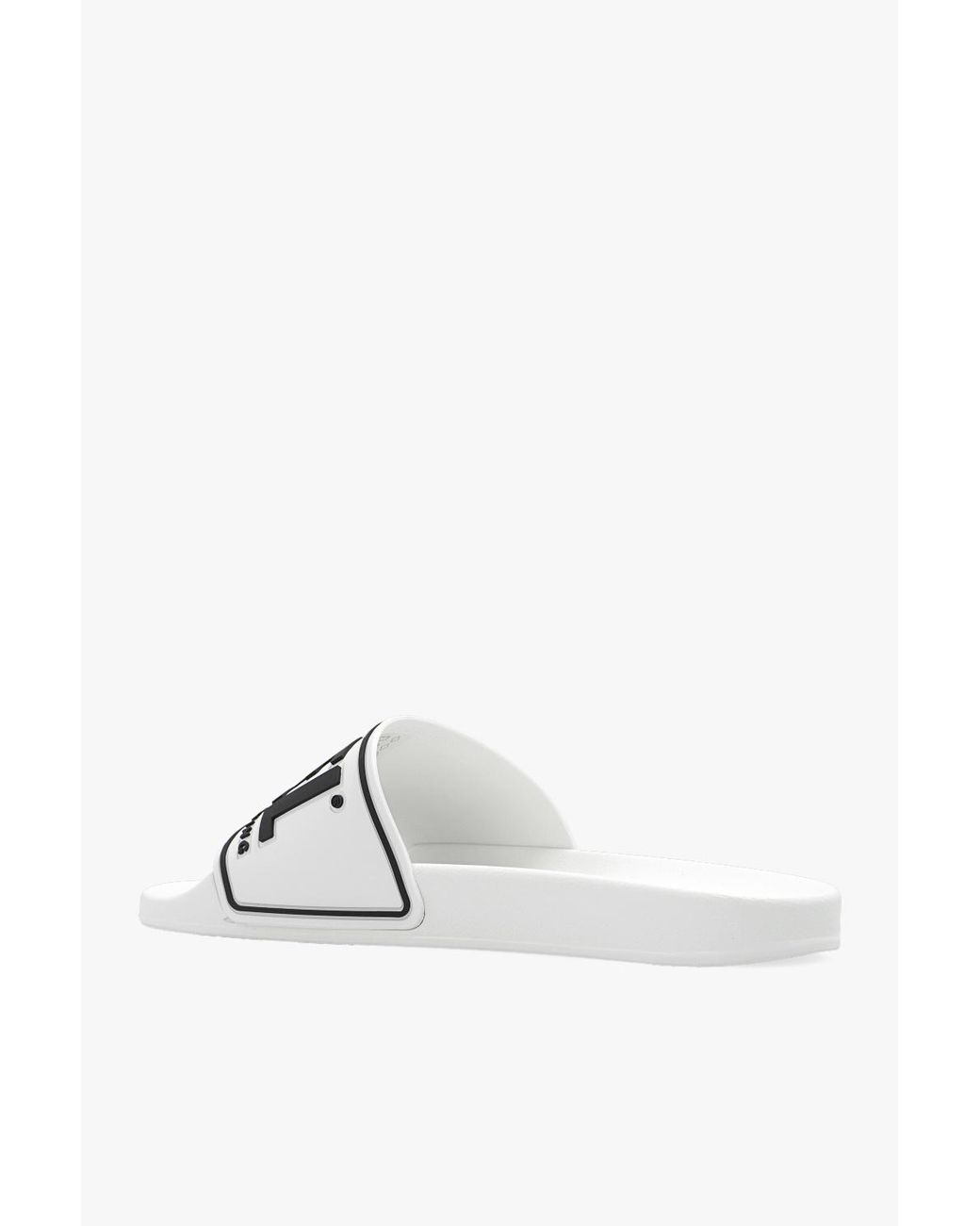 DIESEL White Mayemi Sa Slides for men