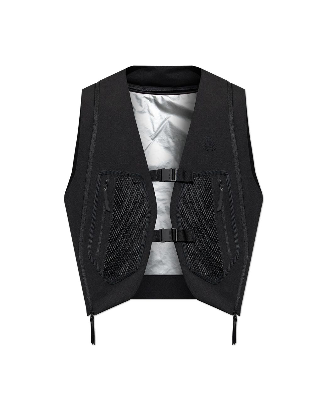 Moncler Black Vest 'Spica' for men