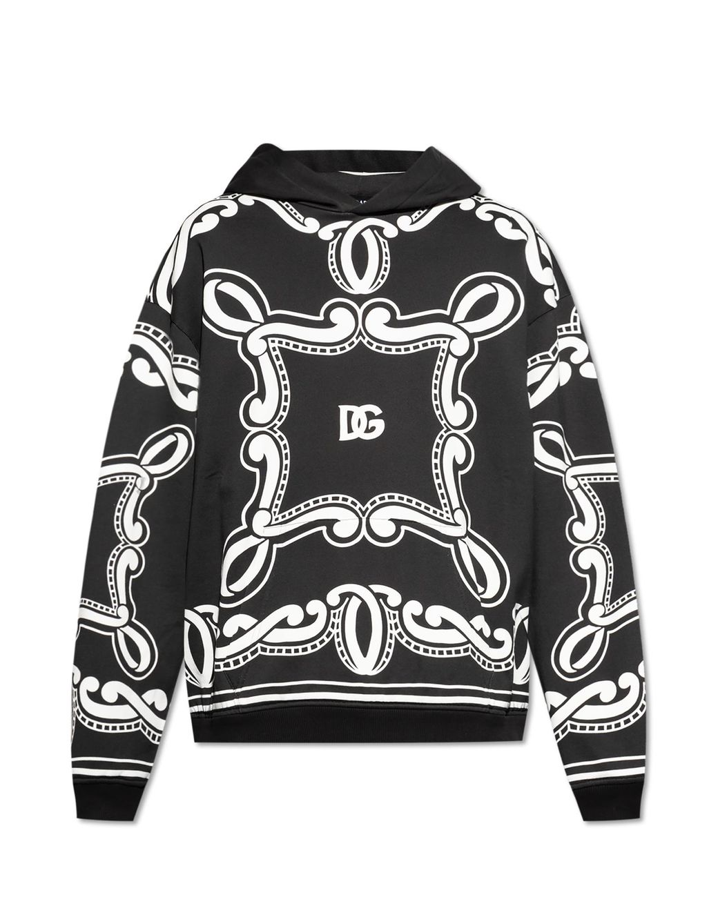 Dolce & Gabbana Black Hoodie for men