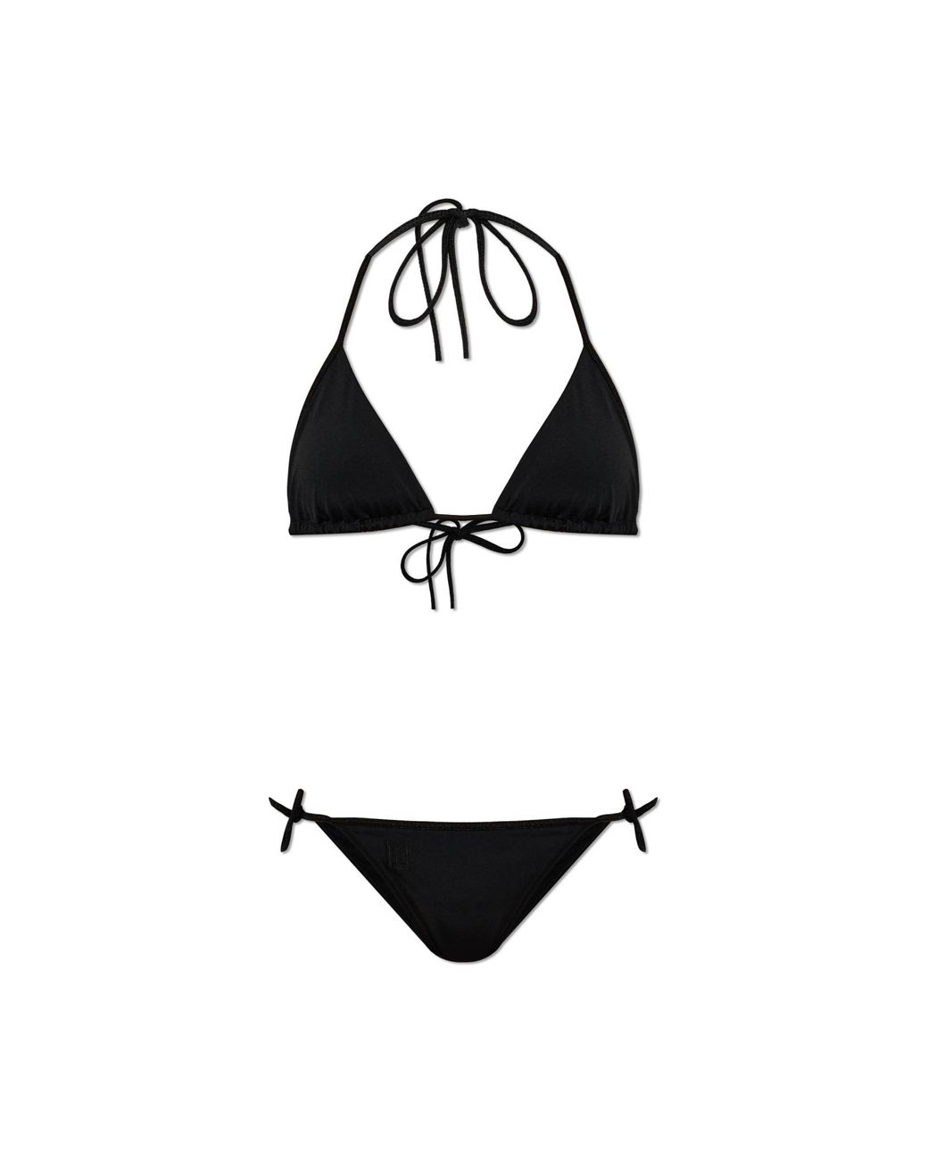 Balmain Black Two-Piece Swimsuit