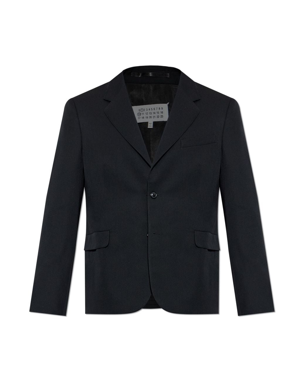 Maison Margiela Blue Blazer With A Vintage Effect for men