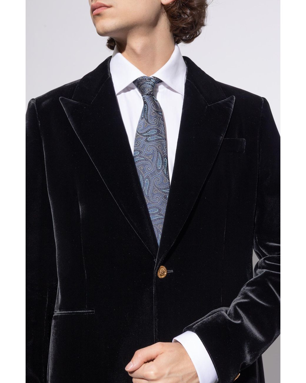 Etro Blue Silk Tie for men