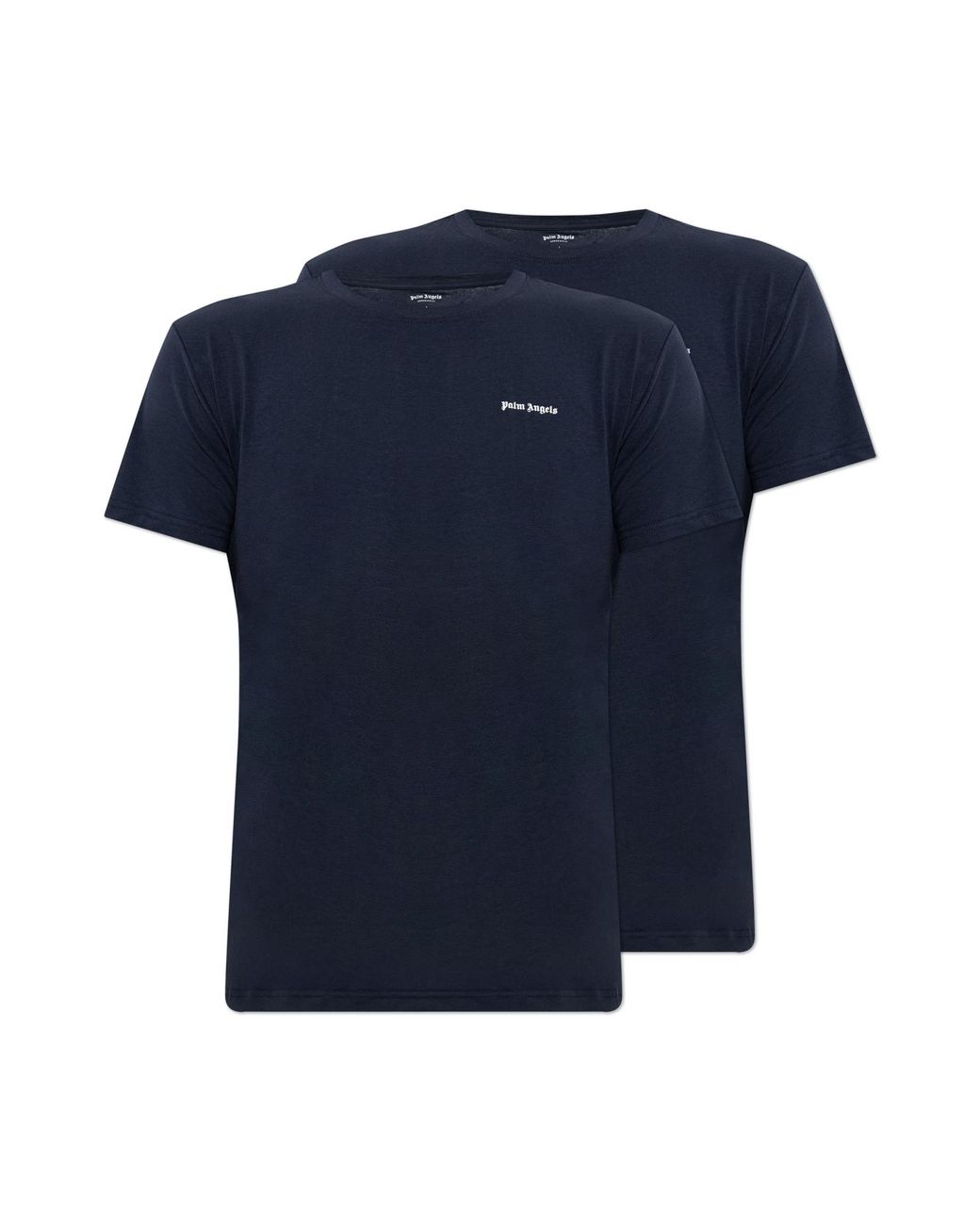 Palm Angels Blue 2-Pack Of T-Shirts for men