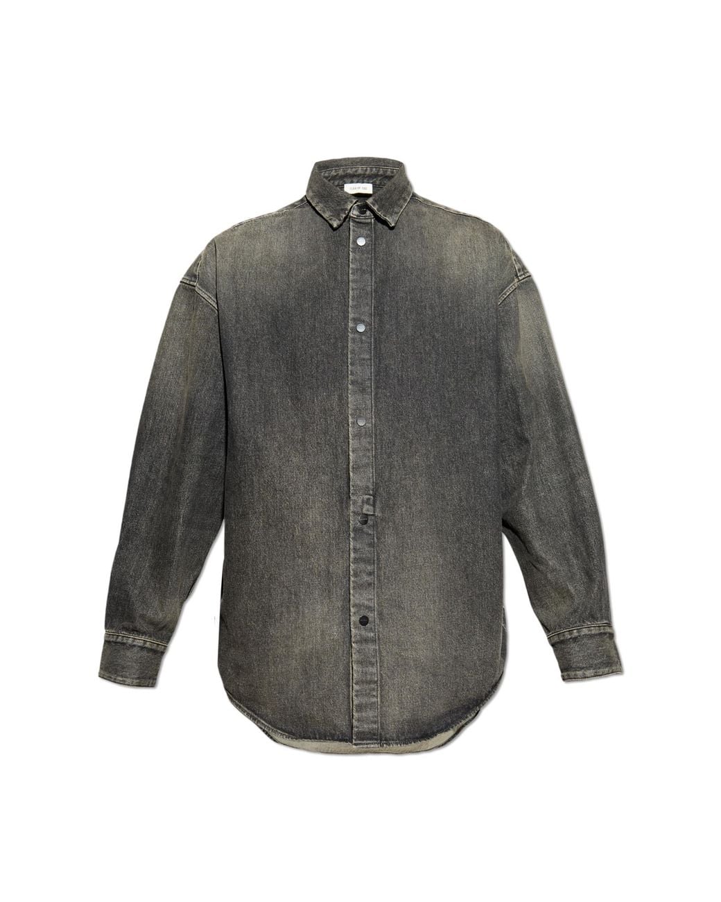 Fear Of God Gray Denim Jacket for men