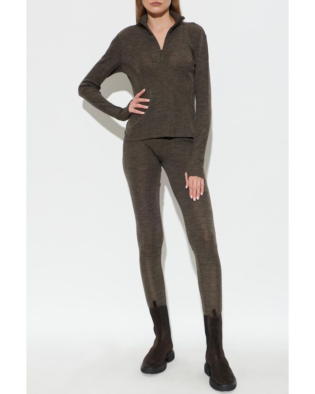 Rethinkit Studios Gray Wool Leggings