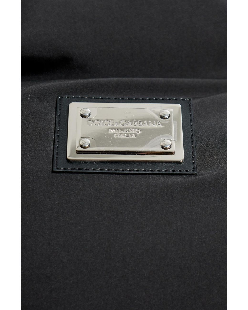 Dolce & Gabbana Black Down Jacket