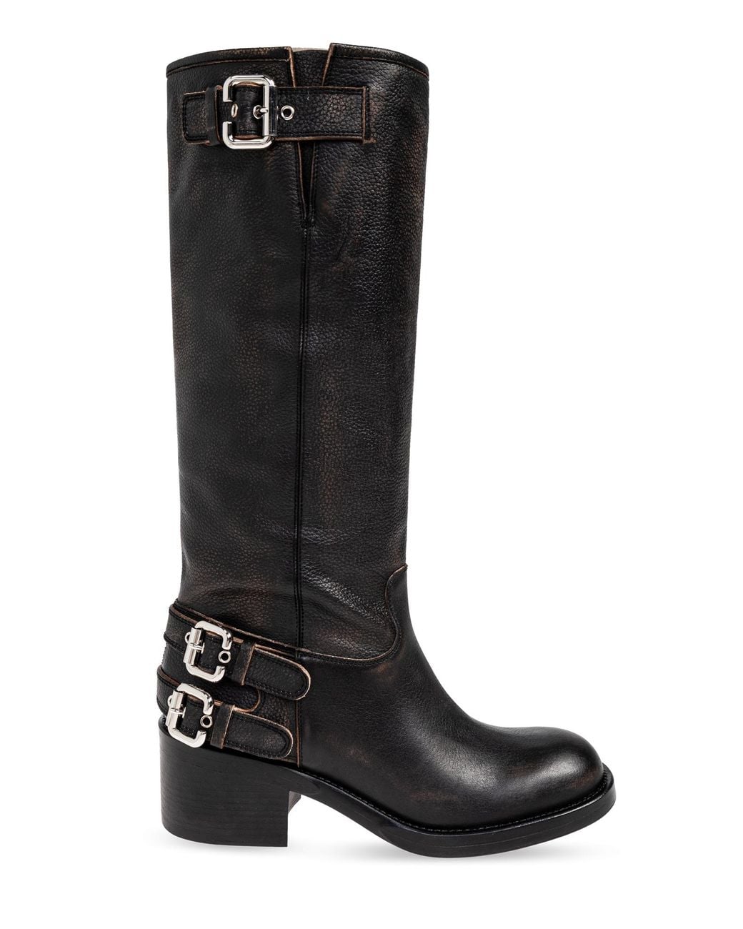 Chloé Black 'Dakota' Leather Boots
