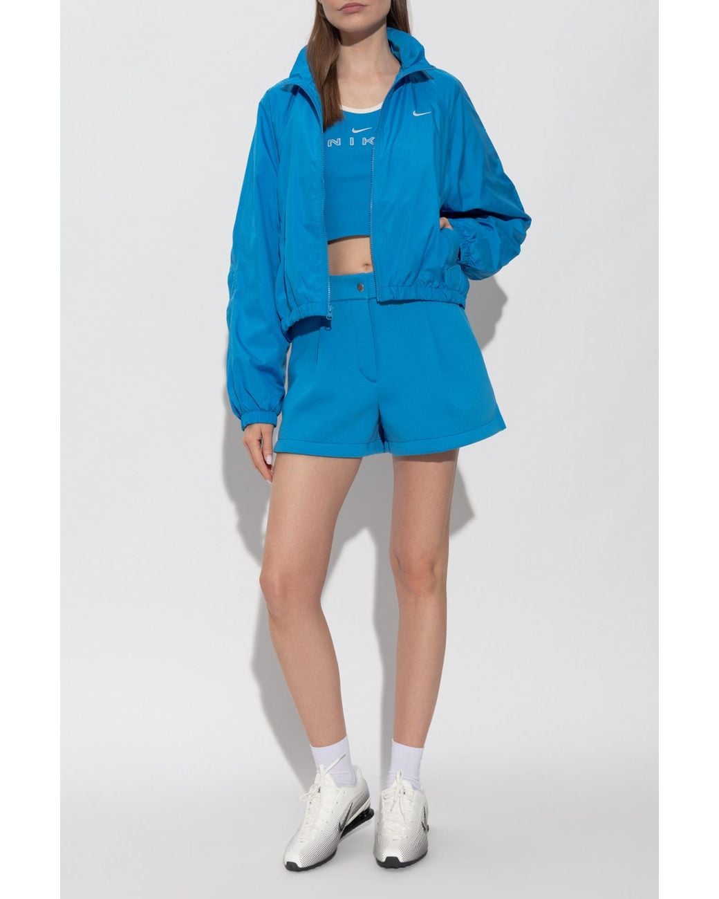 Nike Blue Logo Shorts