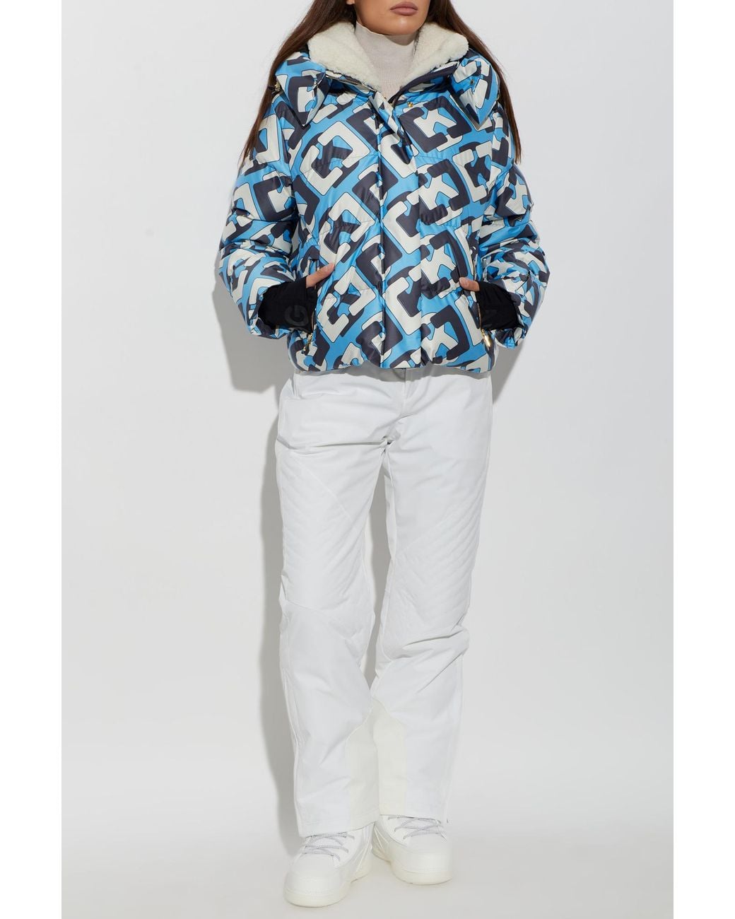 Bogner Blue Down Ski Jacket 'Naia D'