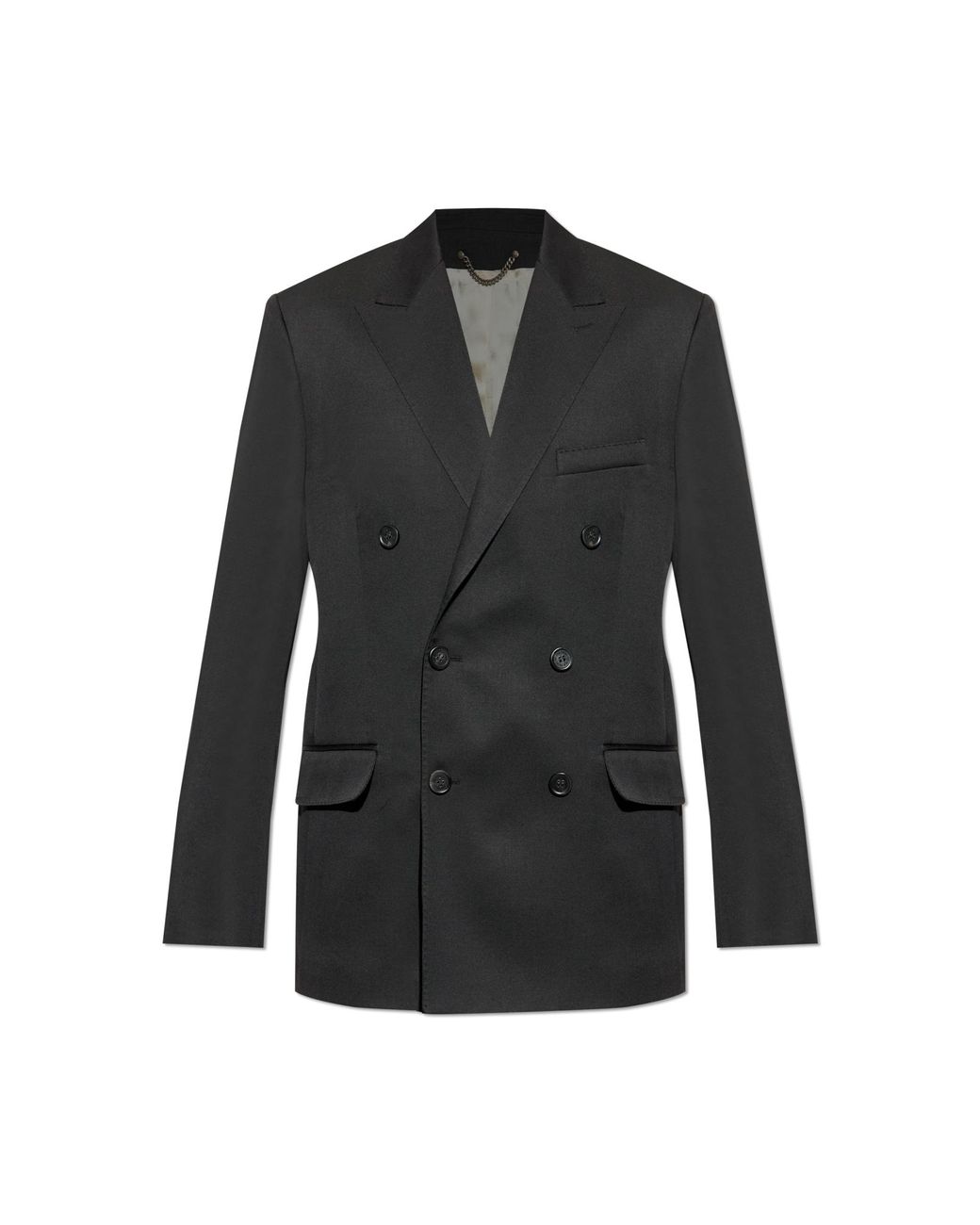 Golden Goose Deluxe Brand Black Wool Blazer for men