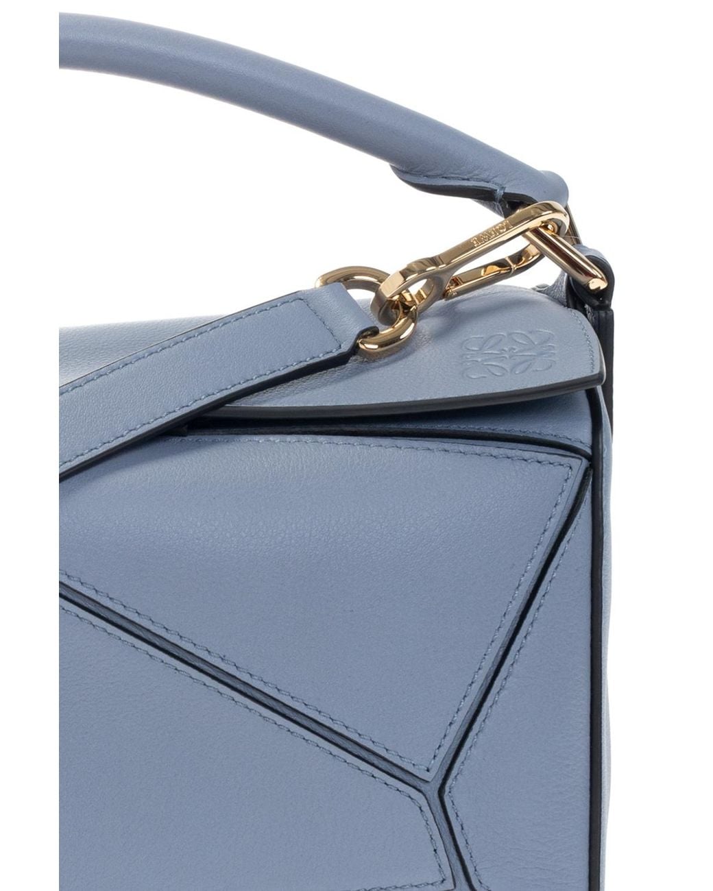 Loewe 'Puzzle Small' Shoulder Bag in Gray | Lyst