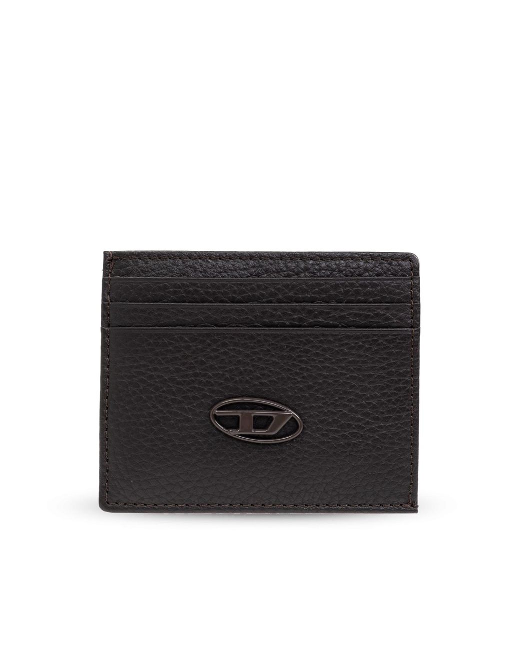 DIESEL Black Card Case 'Hissu' for men