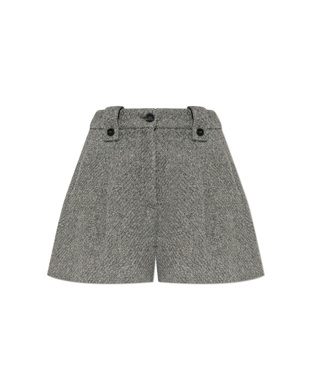Golden Goose Deluxe Brand Gray Wool Shorts
