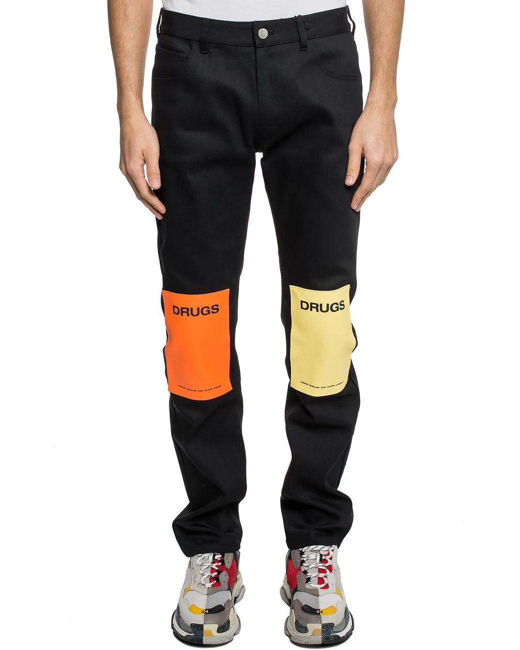 Raf Simons Drugs Patch Jeans for Men Lyst