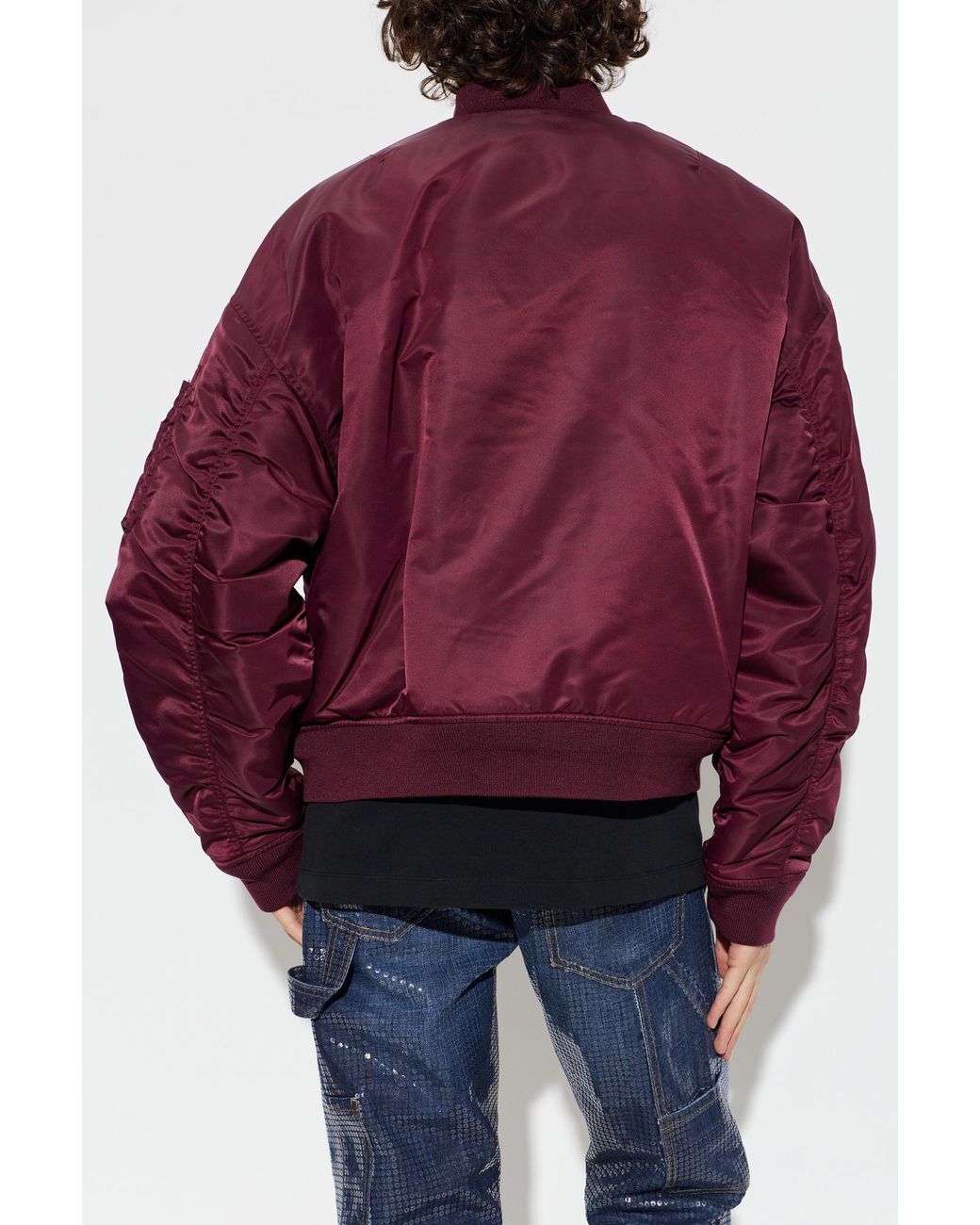DSquared² Red Insulated 'Bomber' Jacket for men
