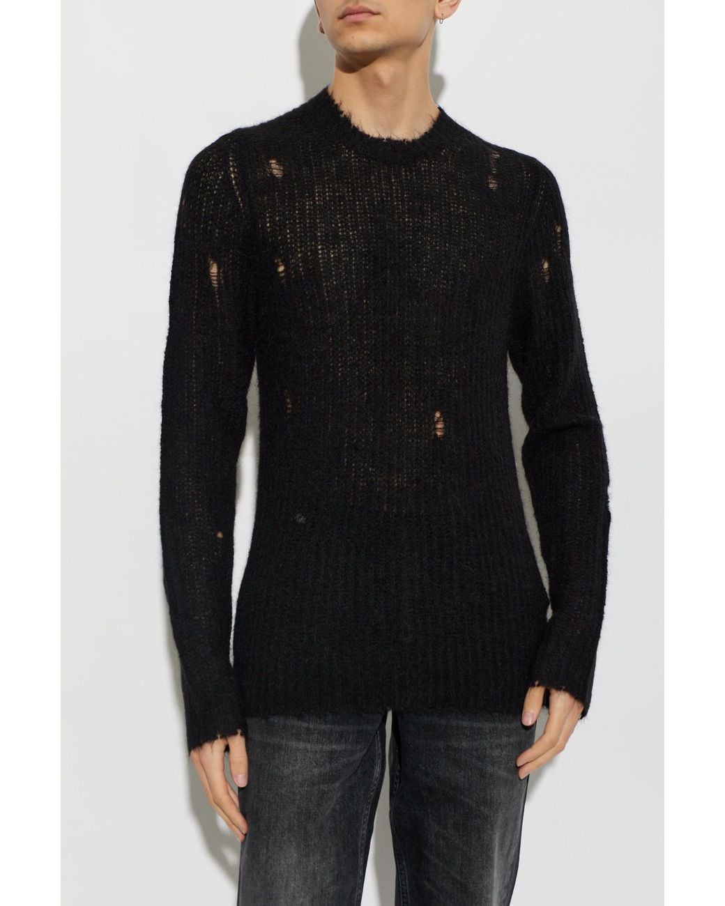 AllSaints Black 'Parx' Sweater for men