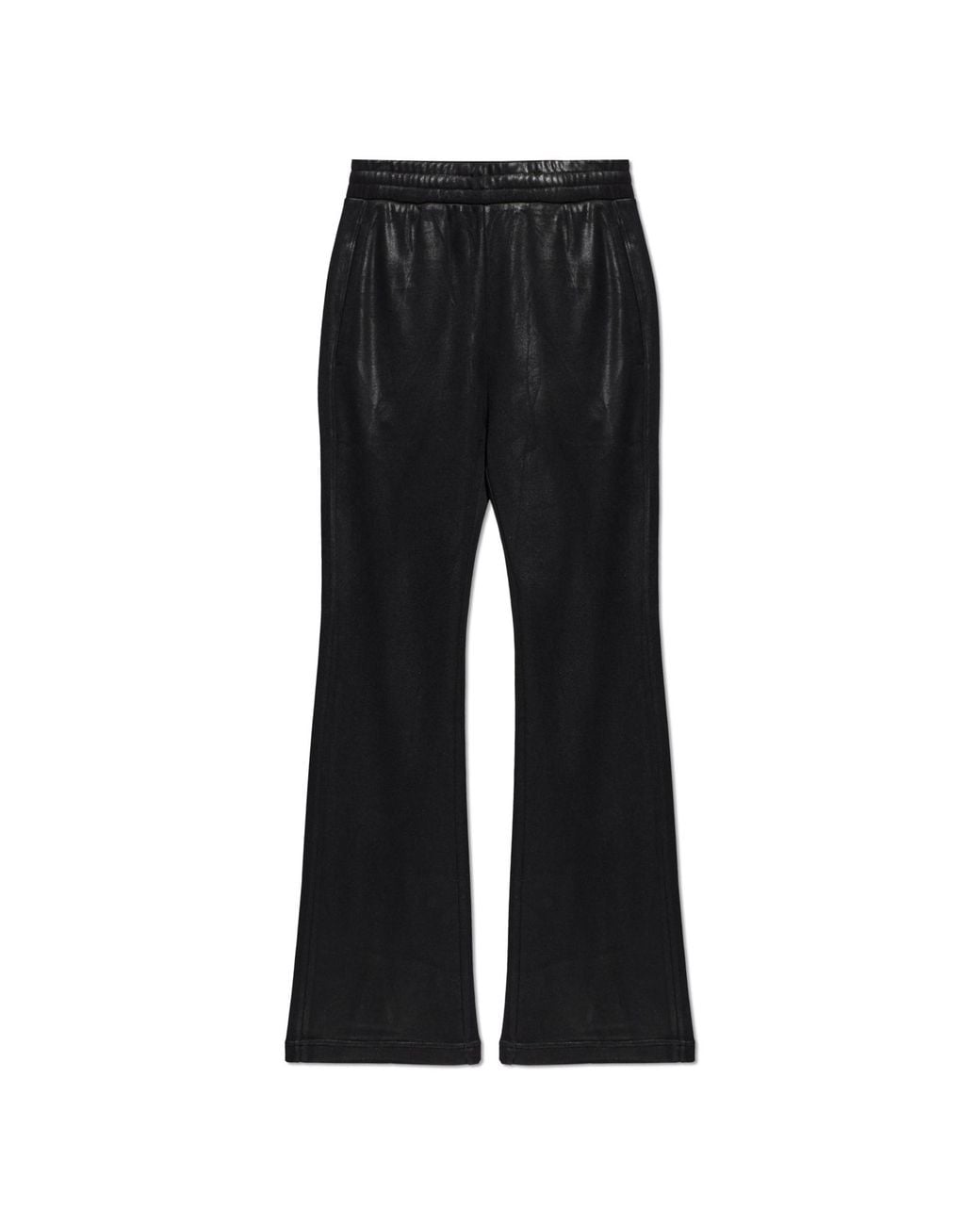 DIESEL Black 'P-Glossy' Trousers for men