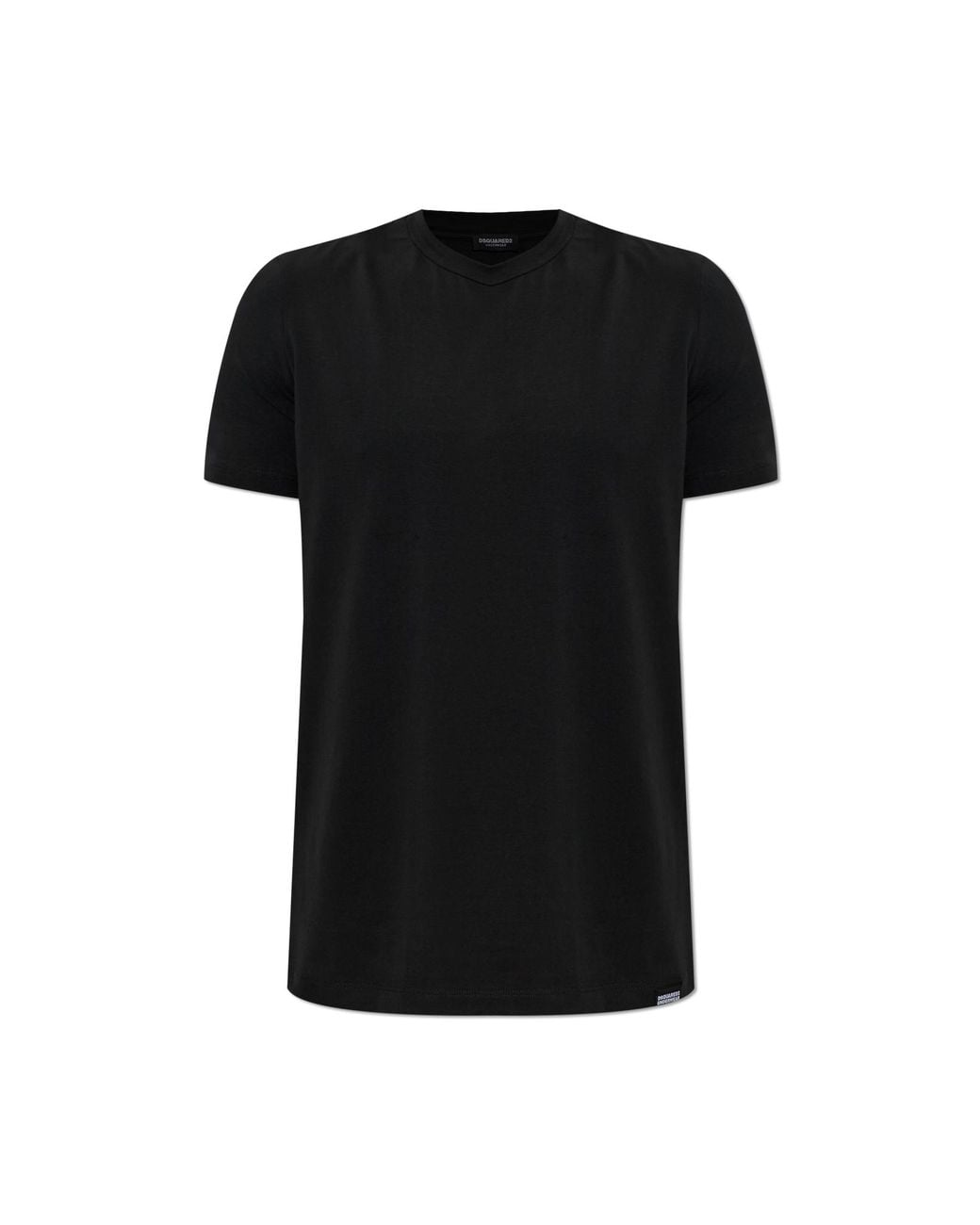 DSquared² Black Lingerie-Style Undershirt for men
