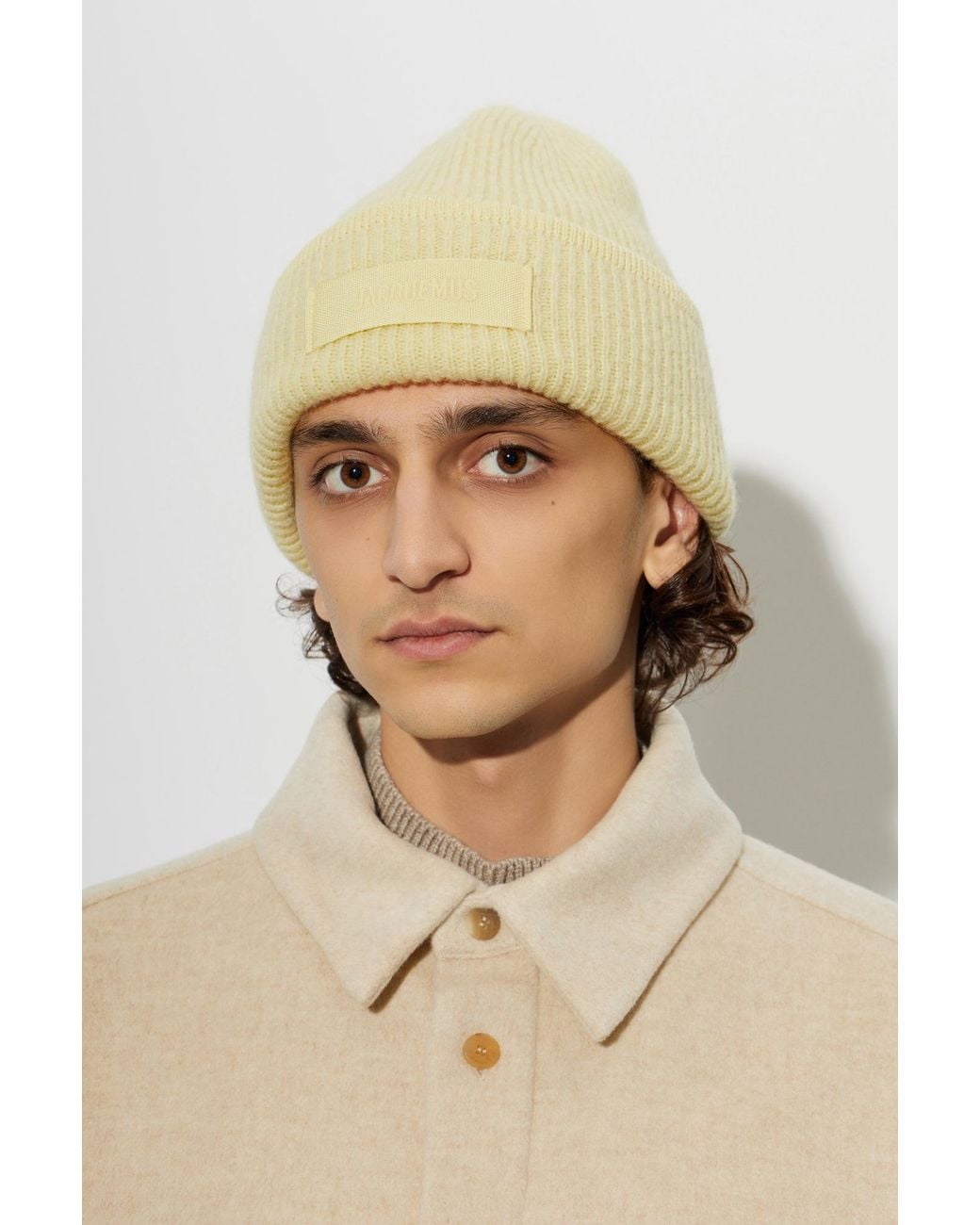 Jacquemus Yellow Hat "Gros Grain"