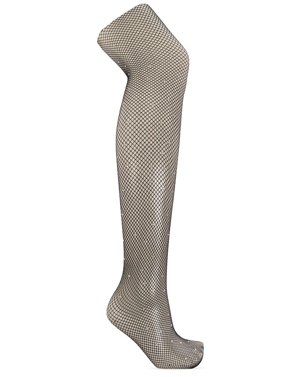 Heist Studios Black 'Crystal Fishnets' Stockings