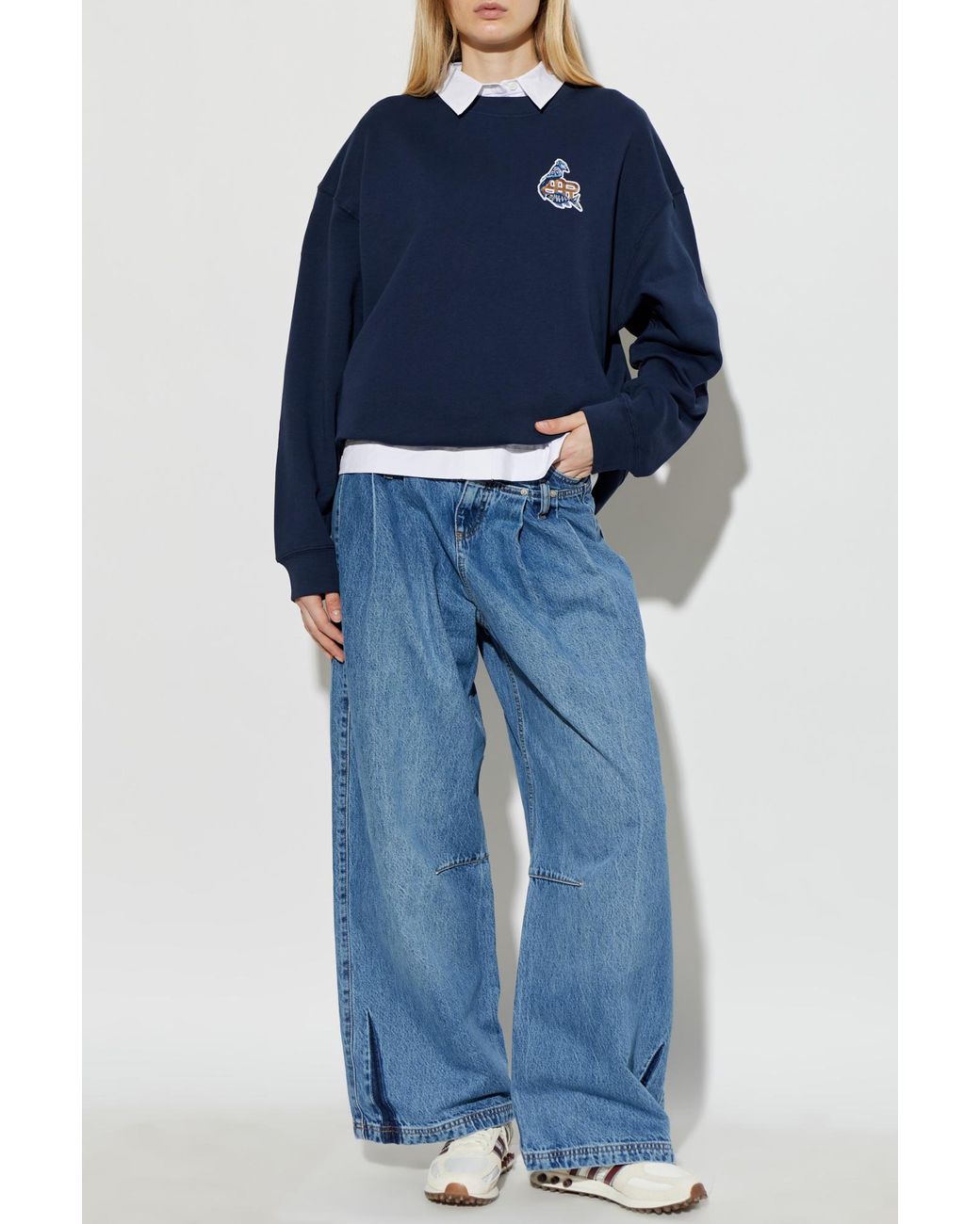 Munthe Blue Nathan Sweatshirt