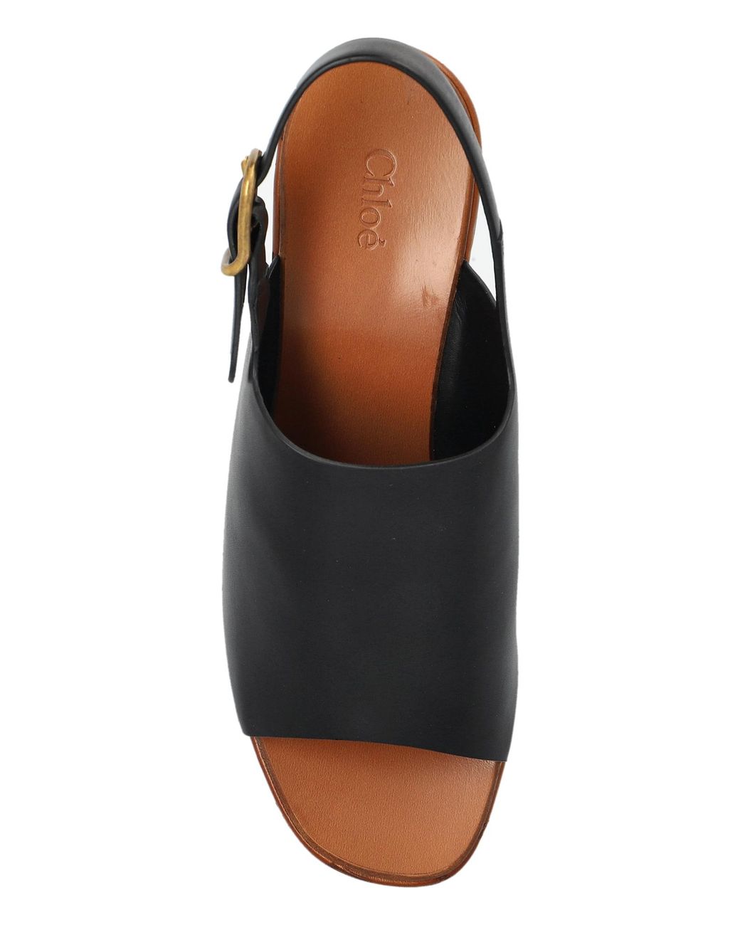 Chloé Blue Wedge Sandals Maxime