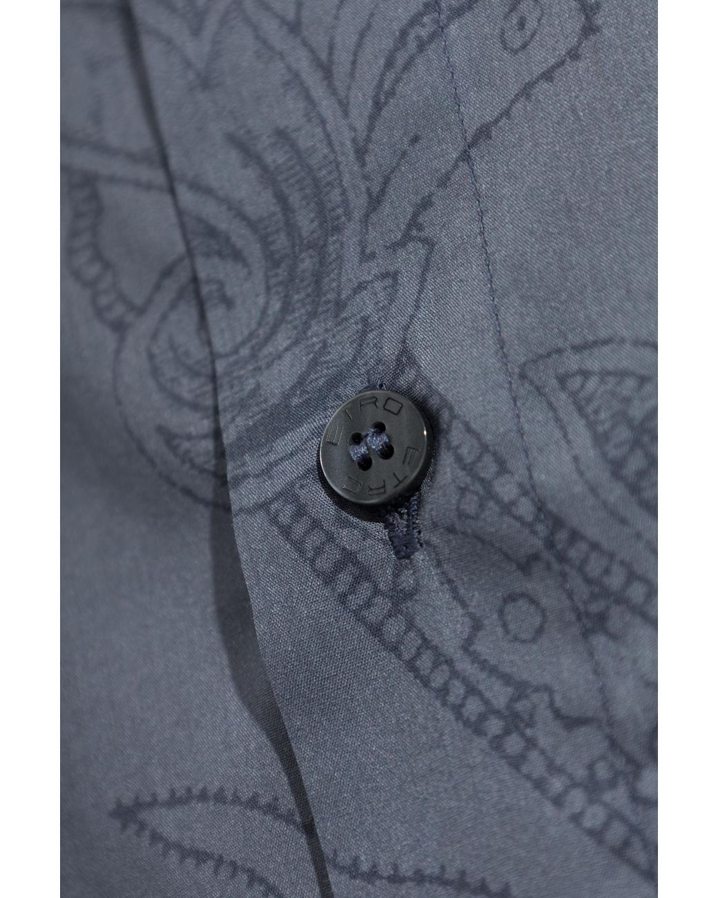 Etro Blue Patterned Shirt for men