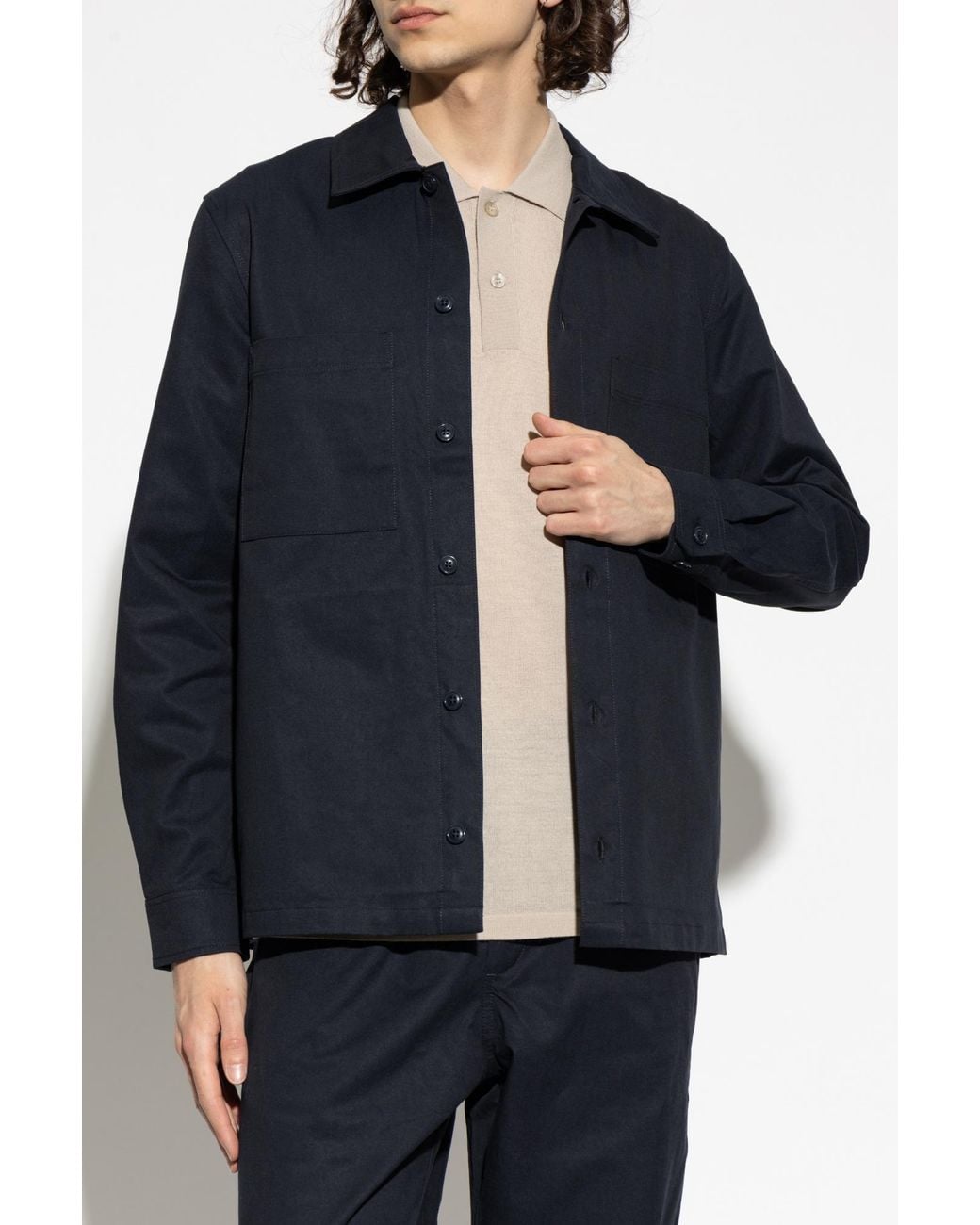 Samsøe & Samsøe Blue "Sataka" Jacket for men