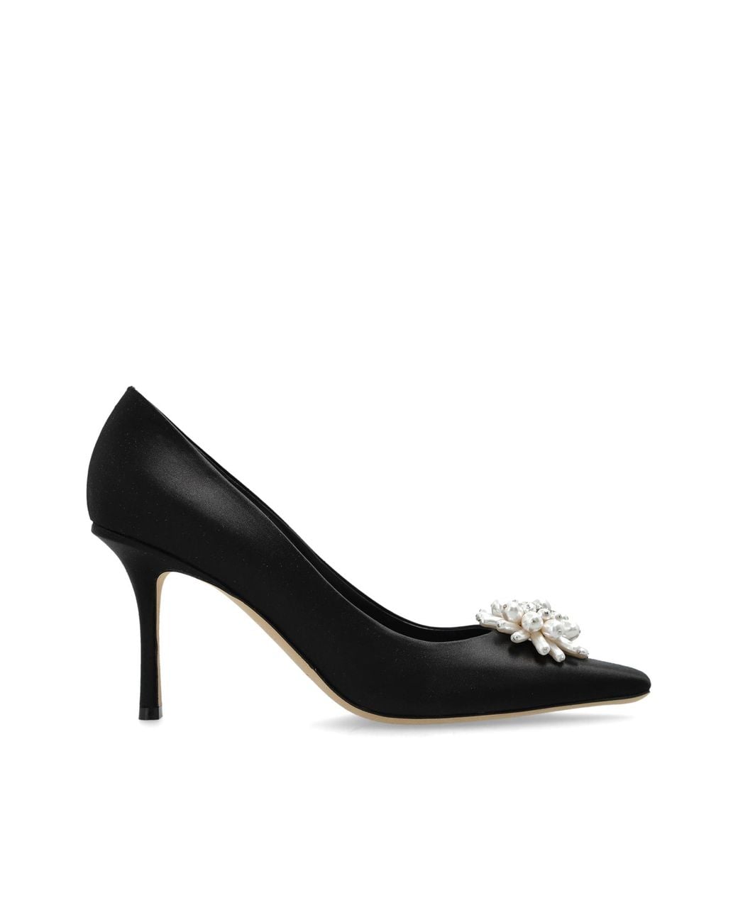Jimmy Choo Black 'Ines Pump' Heeled Shoes