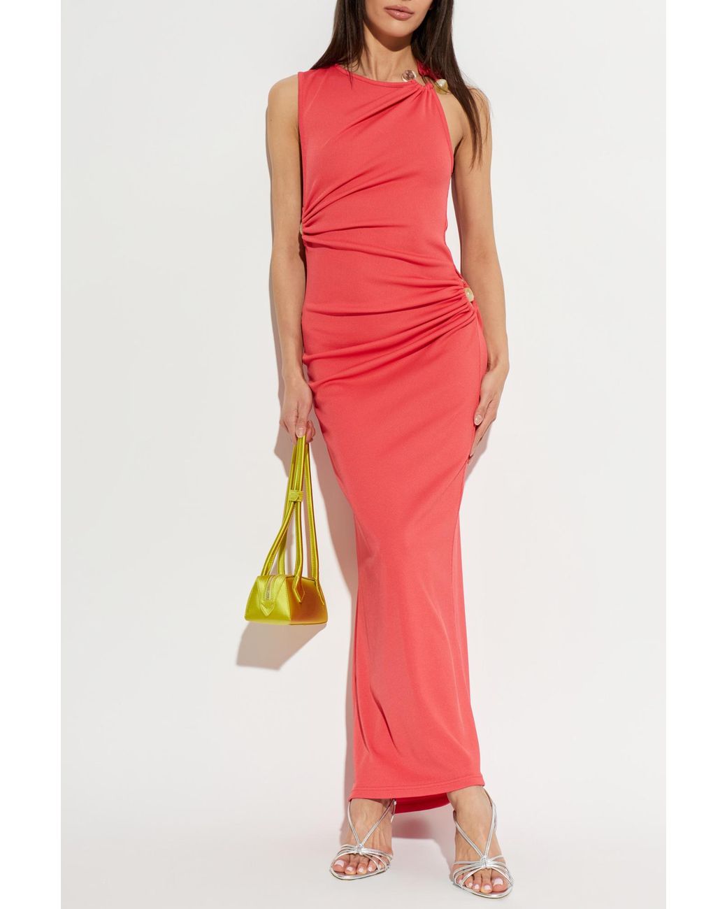 Christopher Esber Red "Callisto Trinity" Dress With Appliqués
